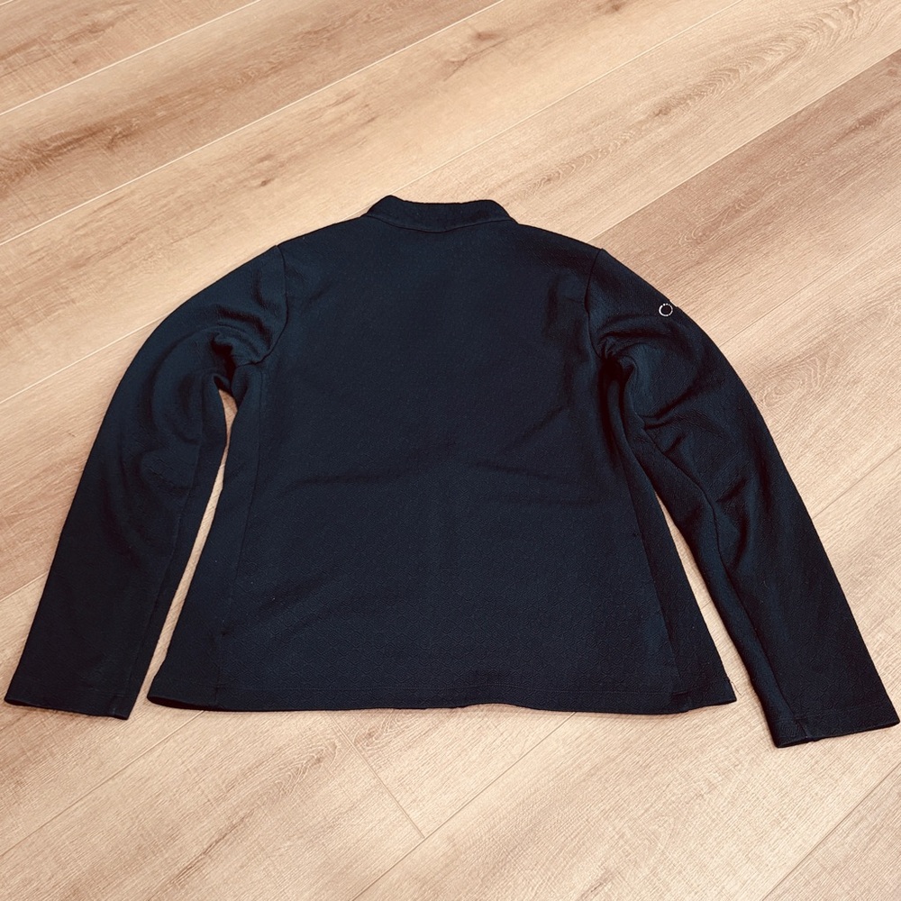 Nivo Nvo Golf Performance Full Zip Track Jacket Black Women XL Pockets Thick - Picture 4 of 6